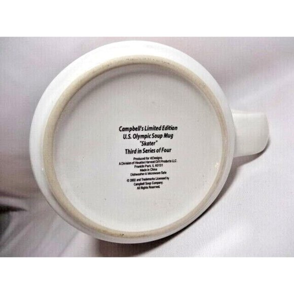 Campbell's Limited Edition Skater Soup Mug 2002 Winter US Olympics Salt Lake - Picture 4 of 4